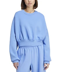 adidas Women's Soft Lux Relaxed Crewneck Sweatshirt