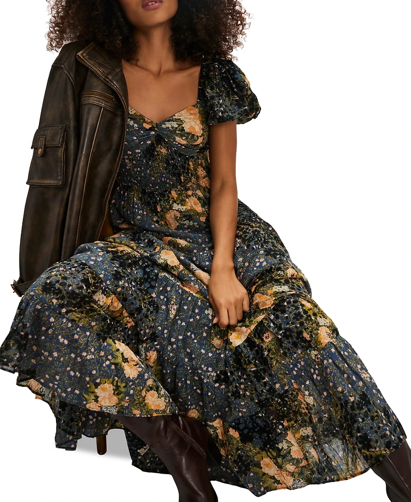 Free People Women's Floral Sundrenched Maxi Dress