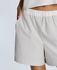 Kenneth Cole Women's Elastic-Waist Pull-On Boxer Shorts