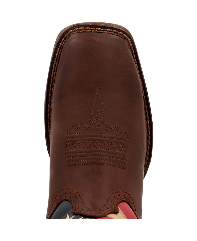 Durango Men's Rebel by Patriotic Pull-On Western Flag Boot