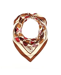 Coach Women's Trompe L'Oeil Bag Print Silk Square Scarf