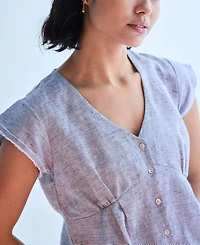 Reistor Women's Deep V-neck Short Top