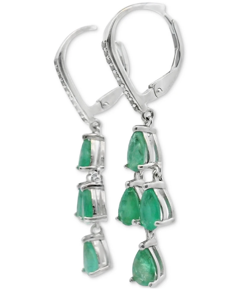 Tanzanite (3 ct. t.w.) & White Sapphire (1/10 Sterling Silver, Also Emerald, Ruby or