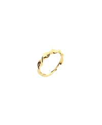 Spero London Helical Sterling Silver Ring Lightly Twisted
