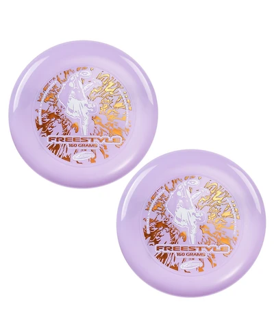 Wham-o Frisbee Freestyle 160g Flying Disc, for Outdoor Fun - 2 Pack