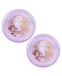 Wham-o Frisbee Freestyle 160g Flying Disc, for Outdoor Fun - 2 Pack