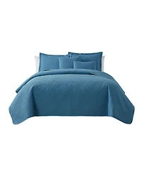 Nestl Diamond Embossed 5-Pc. Quilt Set, King/California King