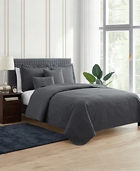 Nestl Grid Embossed 4-Pc. Quilt Set, Twin/Twin Xl