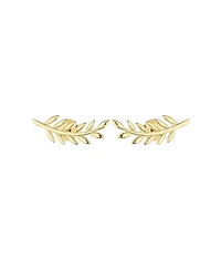 Spero London Wheat Earrings Ear Of Sterling Silver Stud Earring