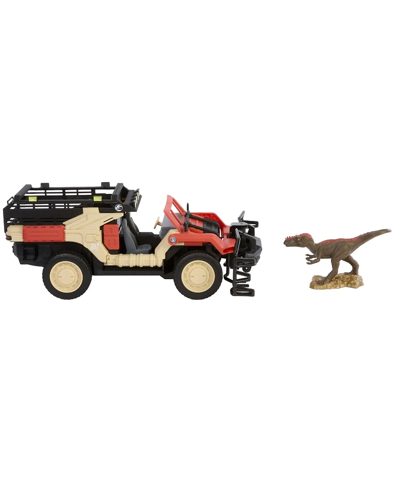 Matchbox Rc Jurassic World Dino Catcher Rc, Remote-Control Toy Truck with Dinosaur Figure