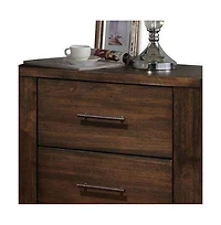 Modern Two-Drawer Nightstand with Sleek Design – Perfect for Bedroom Storage