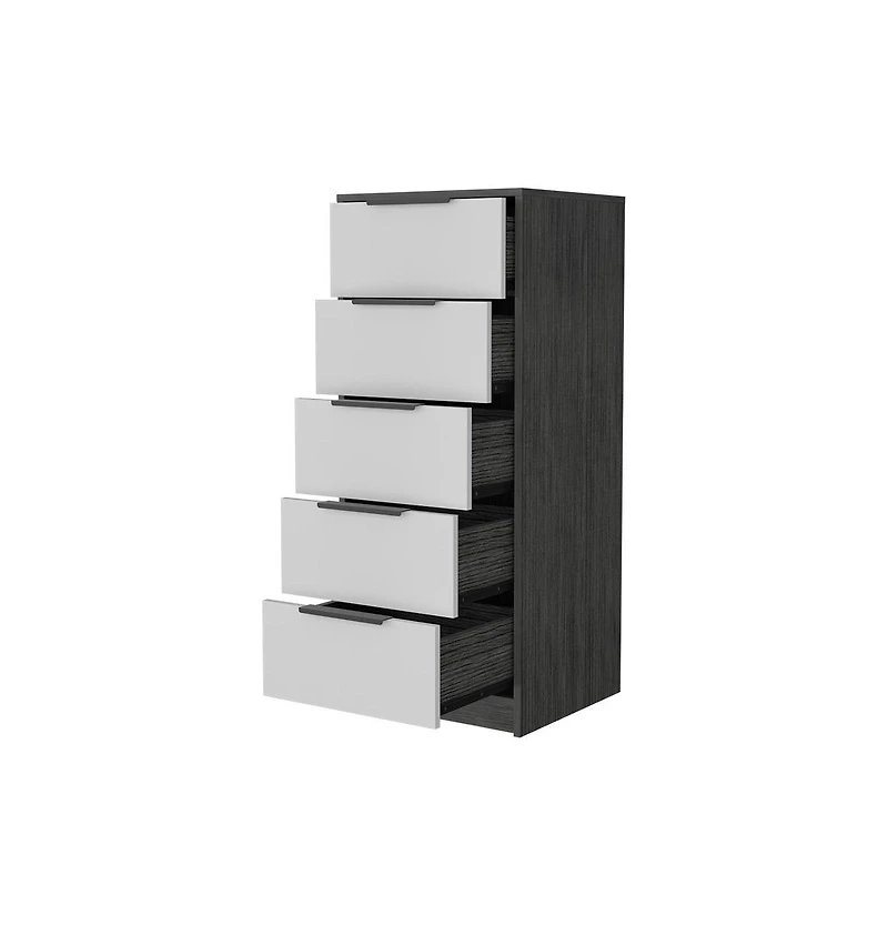 Five Drawer Standard Chest for Bedroom Storage and Organization