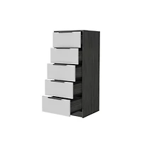 Five Drawer Standard Chest for Bedroom Storage and Organization