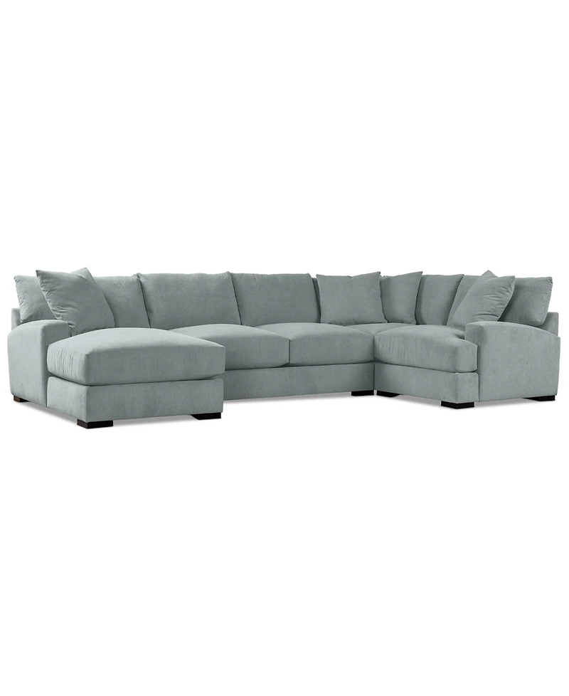 Rhyder -Pc. Fabric Chaise Sectional