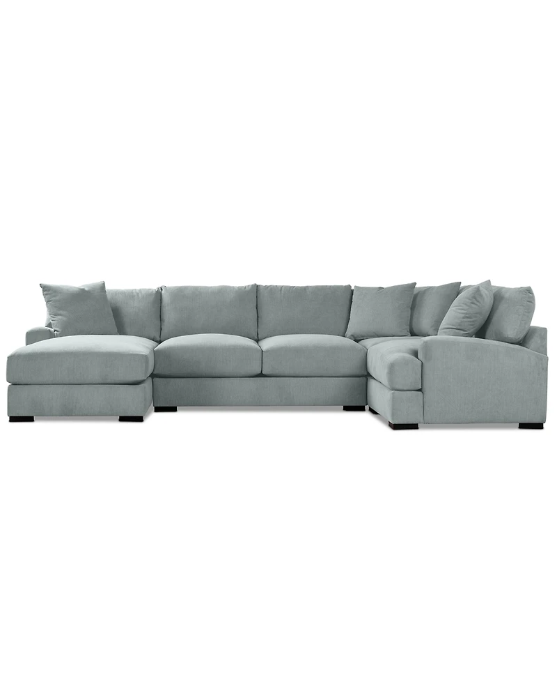 Rhyder -Pc. Fabric Chaise Sectional