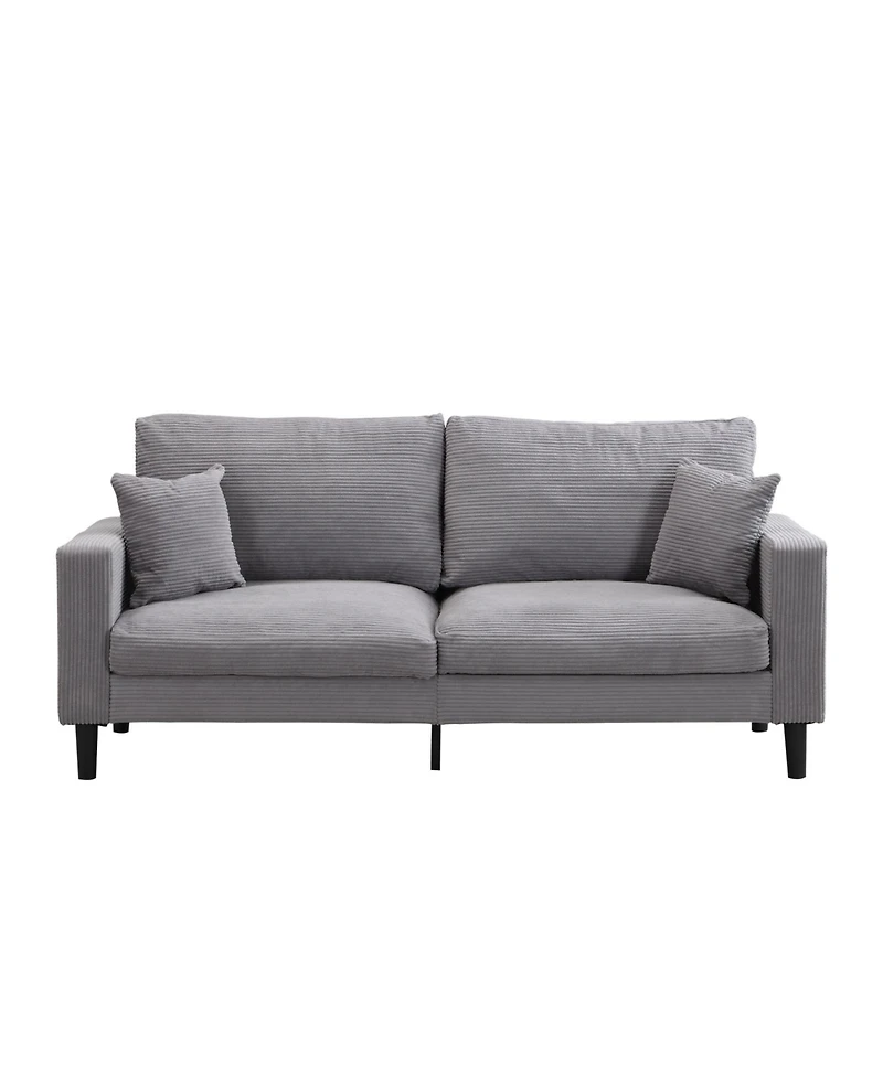 Streamdale Furniture High-Resilience 3-Seater Sofa, Modern Upholstered Sofa