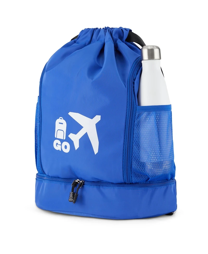 Perfect Personal Travel Go Bag- Blue