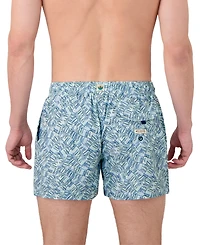 Sunset x Vine Men's Textured Woven Swim Trunks