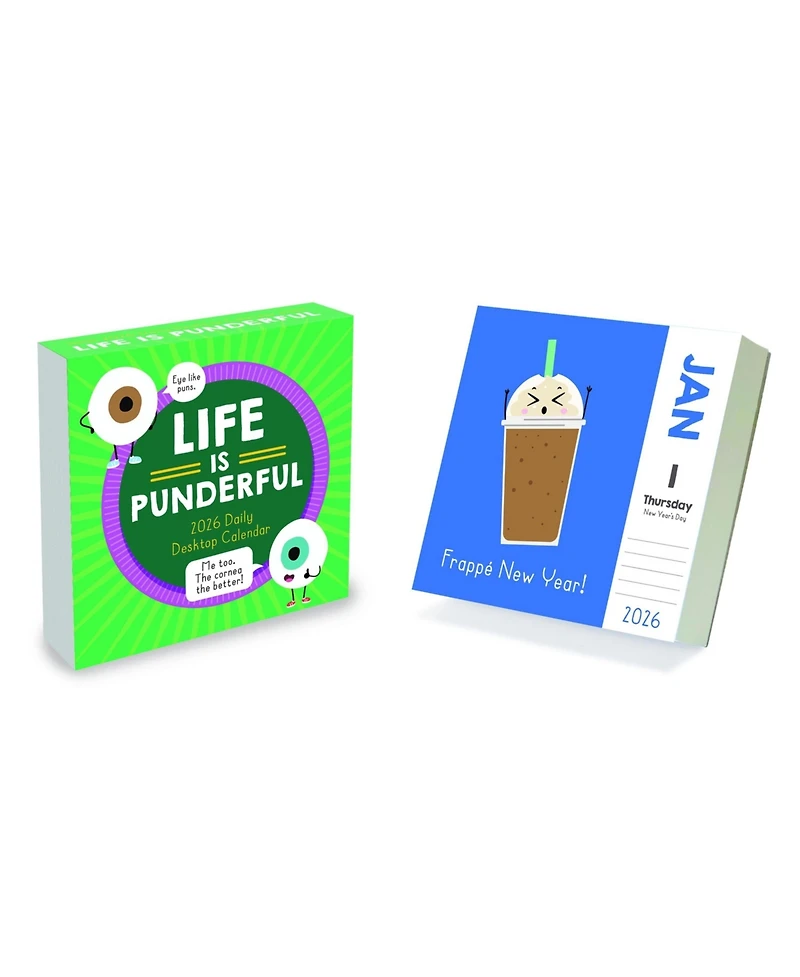 2026 Puns of Fun Daily Desktop Calendar