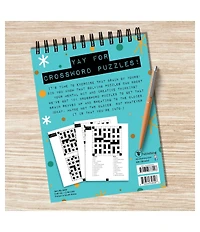 Life is Better with Crossword Puzzles Book Spiral Puzzle Pad