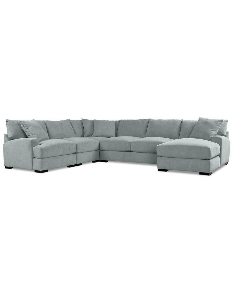 Rhyder -Pc. Fabric Chaise Sectional