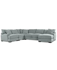 Rhyder -Pc. Fabric Chaise Sectional