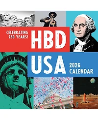 2026 Hbd Usa-250 Years! Wall Calendar