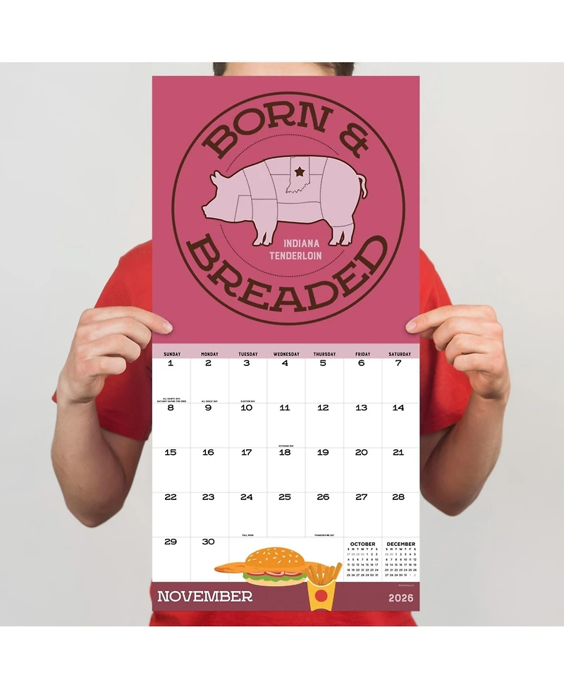 2026 Home: Indiana Wall Calendar