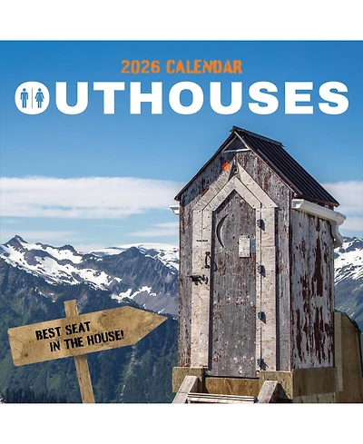2026 Outhouses Wall Calendar