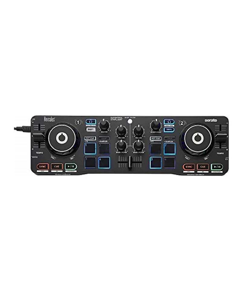 Hercules Dj Control Starlight Compact Controller with Serato Dj Lite