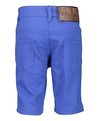 Elie Balleh Big Boys Royal Blue Cotton Twill Short