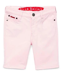Elie Balleh Big Boys Pink Cotton Twill Short