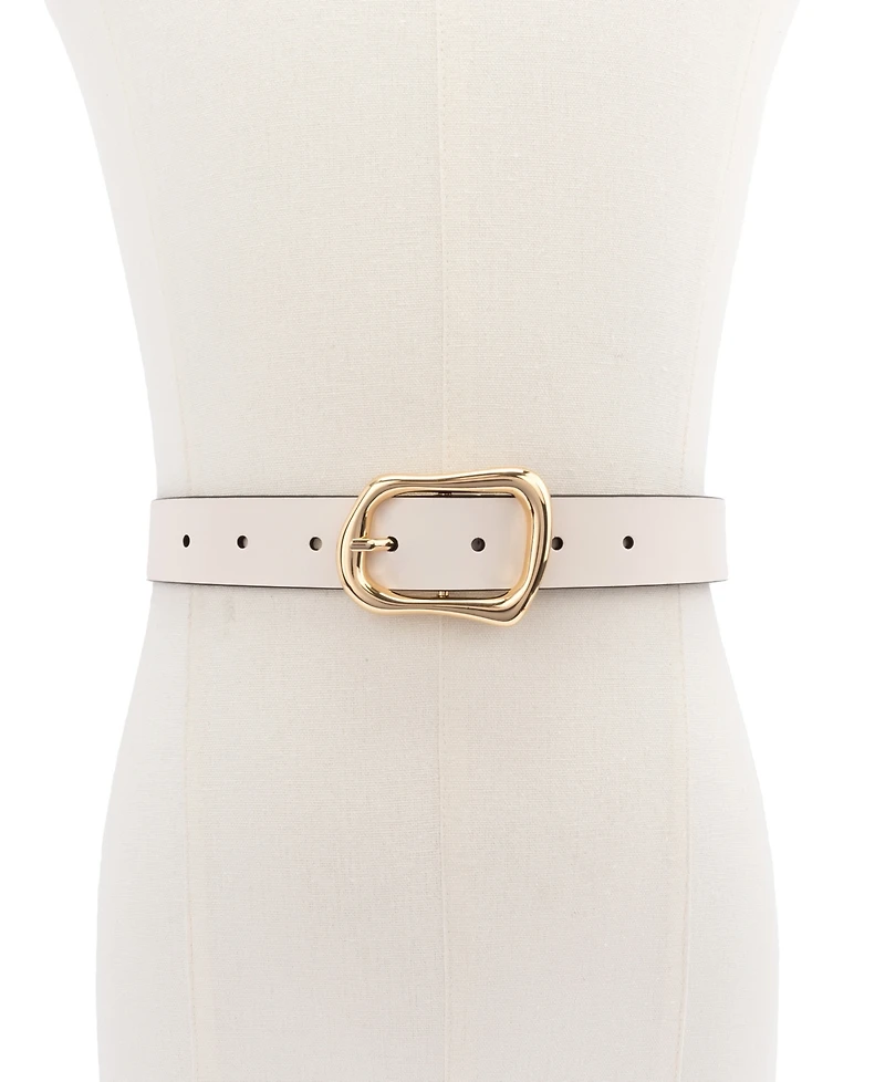 Kate Spade New York Women's 30mm Molten Metal Buckle Belt