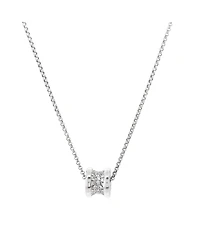 Pre-Owned Bvlgari B.Zero1 Pendant Necklace 18K White Gold with Diamonds