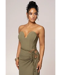 Jluxlabel Women's Destination Linen Skirt Set