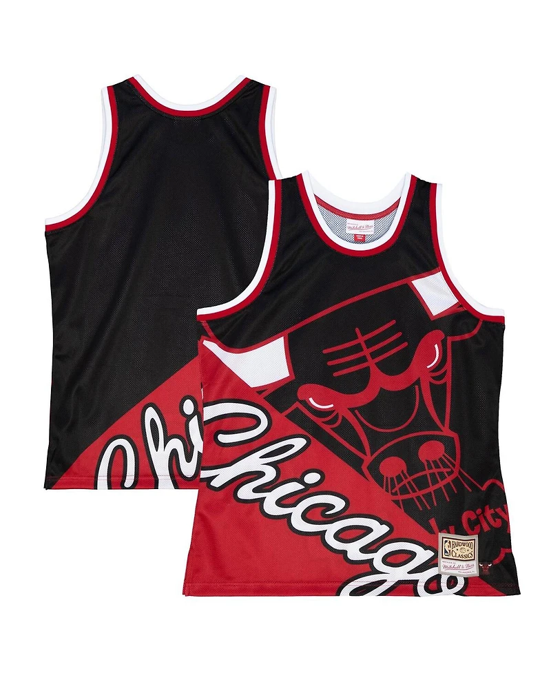 Mitchell & Ness Men's Black Chicago Bulls Big Face 5.0 Fashion Tank Top