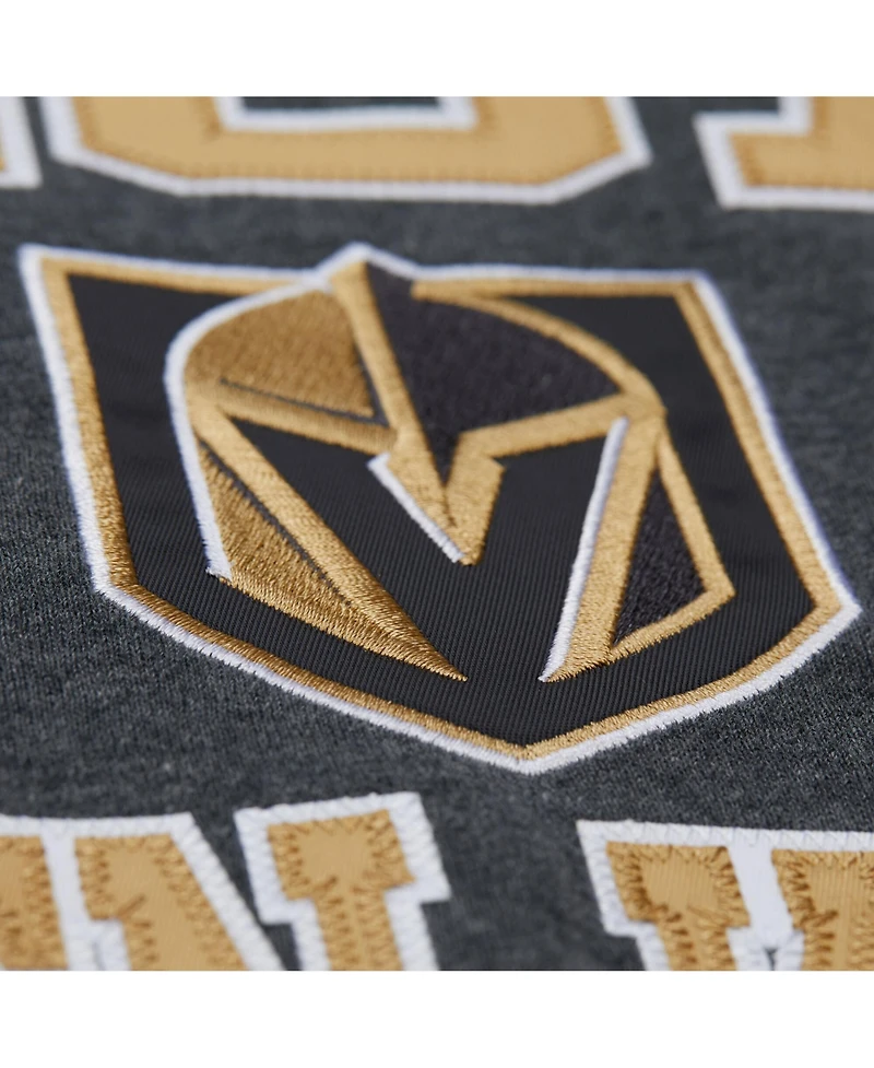 Mitchell & Ness Men's Black Vegas Golden Knights Playoff Win Fleece Pullover Sweatshirt