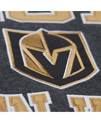 Mitchell & Ness Men's Black Vegas Golden Knights Playoff Win Fleece Pullover Sweatshirt