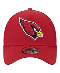 New Era Men's Cardinal Arizona Cardinals A-Frame 9FORTY Adjustable Hat