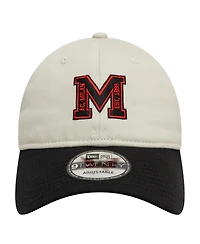 New Era Men's Tan Ac Milan Letter Logo 9TWENTY Adjustable Hat