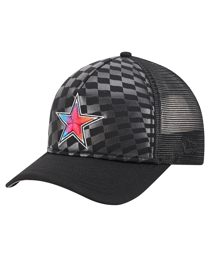 New Era Men's Black Dallas Cowboys Gradient 9FORTY Adjustable Hat