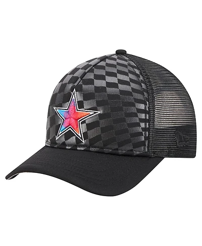 New Era Men's Black Dallas Cowboys Gradient 9FORTY Adjustable Hat
