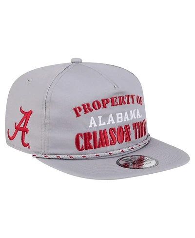 New Era Men's Gray Alabama Crimson Tide Golfer Vintage Adjustable Hat