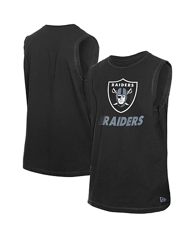 New Era Men's Black Las Vegas Raiders Leisure Collection Tank Top
