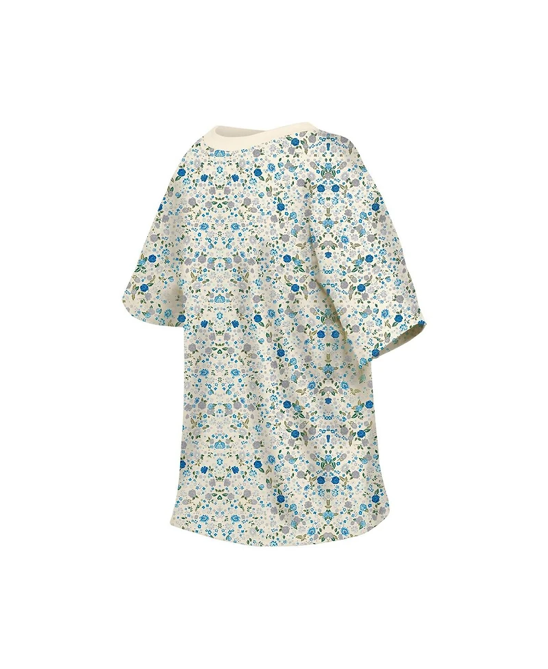 New Era Women's Cream Detroit Lions Glam Game Floral T-Shirt