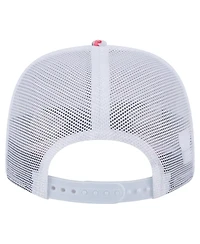 New Era Men's White Athletics Flamingo Mesh Back 9SEVENTY Stretch-Snap Hat