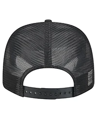 New Era Men's Black Texas Tech Red Raiders Primary 9SEVENTY Trucker Stretch Snap Hat