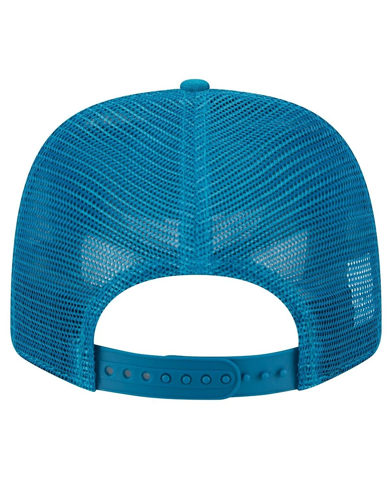New Era Men's Teal Jacksonville Jaguars Main Trucker 9SEVENTY Stretch Snap Hat