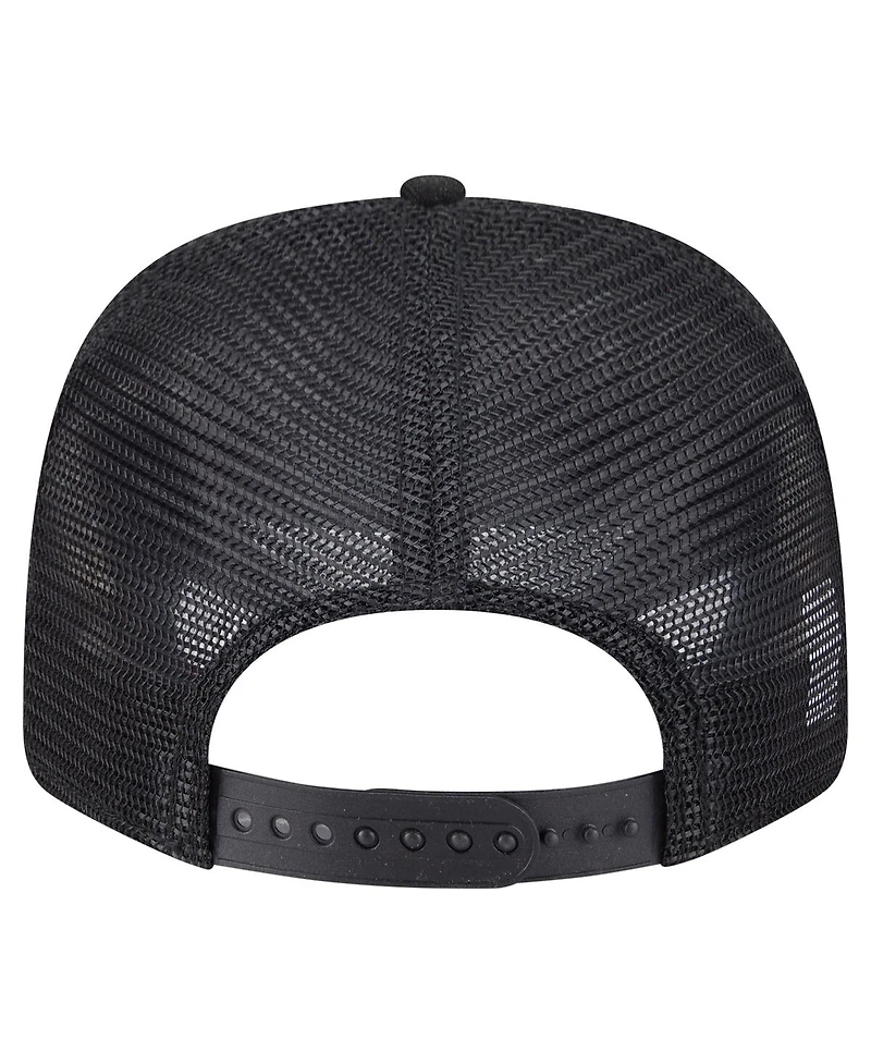 New Era Men's Black Atlanta Falcons Main Trucker 9SEVENTY Stretch Snap Hat