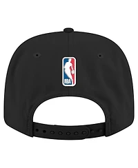 New Era Men's Black Chicago Bulls Statement Edition Jersey Hook 9SEVENTY Stretch-Snap Hat